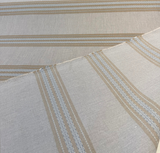 Sunbrella Ethos Dune Acrylic Fabric - Beige/Cream Stripe, 54" Width (1 Yard)
