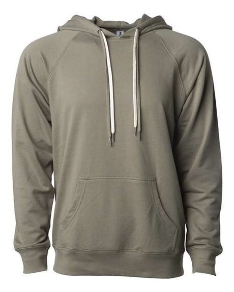 Unisex Icon Lightweight Loopback Terry Hooded Sweatshirt