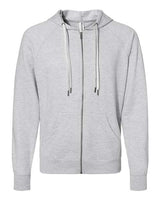 Independent Trading Co. Unisex Icon Lightweight Loopback Terry Full-Zip Hooded Sweatshirt
