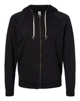 Independent Trading Co. Unisex Icon Lightweight Loopback Terry Full-Zip Hooded Sweatshirt