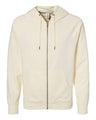 Independent Trading Co. Unisex Icon Lightweight Loopback Terry Full-Zip Hooded Sweatshirt