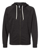 Unisex Icon Lightweight Loopback Terry Full-Zip Hooded Sweatshirt