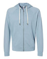 Independent Trading Co. Unisex Icon Lightweight Loopback Terry Full-Zip Hooded Sweatshirt