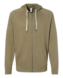 Unisex Icon Lightweight Loopback Terry Full-Zip Hooded Sweatshirt
