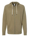 Independent Trading Co. Unisex Icon Lightweight Loopback Terry Full-Zip Hooded Sweatshirt