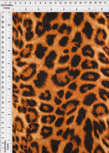 Animal Print Brushed DTY Knit Fabric