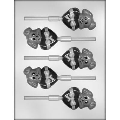 Puppy Dog with Heart Sucker Chocolate Mold