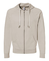 Independent Trading Co. Unisex Icon Lightweight Loopback Terry Full-Zip Hooded Sweatshirt