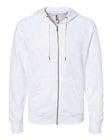 Independent Trading Co. Unisex Icon Lightweight Loopback Terry Full-Zip Hooded Sweatshirt