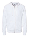 Independent Trading Co. Unisex Icon Lightweight Loopback Terry Full-Zip Hooded Sweatshirt