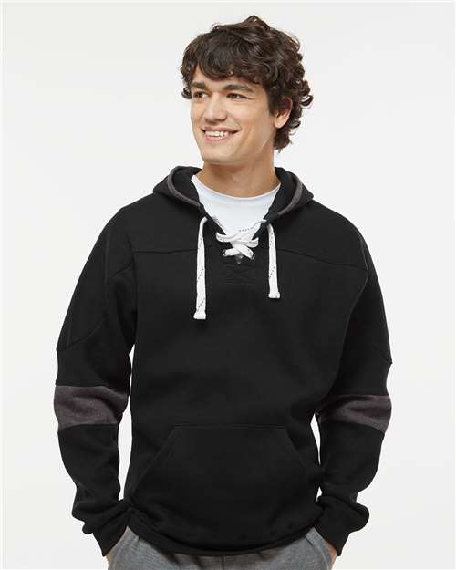 Sport Lace Colorblocked Fleece Hooded Sweatshirt