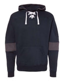 Men's Sport Lace Colorblocked Fleece Hooded Sweatshirt