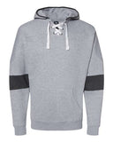 Men's Sport Lace Colorblocked Fleece Hooded Sweatshirt