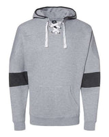 Men's Sport Lace Colorblocked Fleece Hooded Sweatshirt