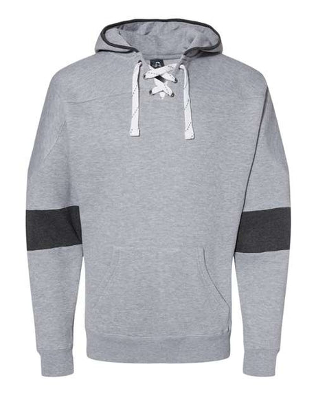 Men's Sport Lace Colorblocked Fleece Hooded Sweatshirt