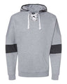 Men's Sport Lace Colorblocked Fleece Hooded Sweatshirt