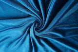 Velvet Stretch Knit Fabric Solid