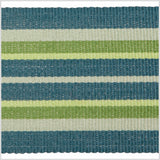 Blue/Green Combo Striped Grosgrain Ribbon