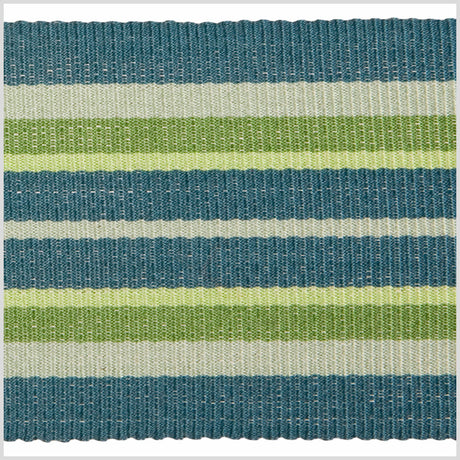 Blue/Green Combo Striped Grosgrain Ribbon