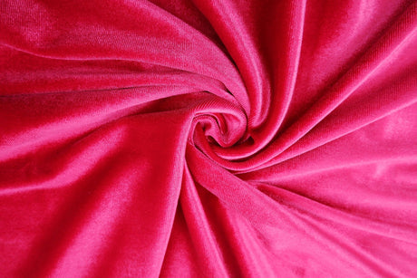 Velvet Stretch Knit Fabric Solid