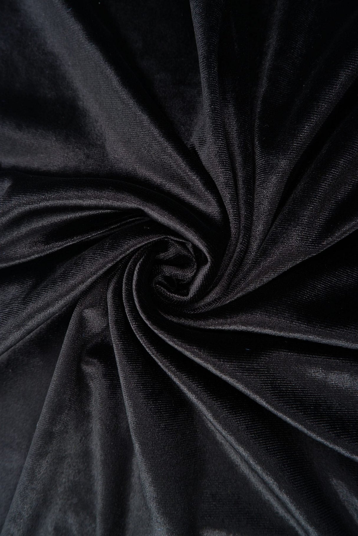Velvet Stretch Knit Fabric Solid