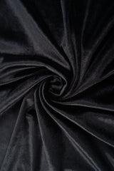 Velvet Stretch Knit Fabric Solid