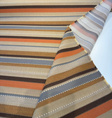 Sunbrella Corral Stripe Adobe Solution Dyed Acrylic Fabric - Adobe Stripe, 54" Width (1 Yard)