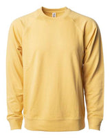 Independent Trading Co. Unisex Icon Lightweight Loopback Terry Crewneck Sweatshirt