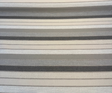 Sunbrella Lucy Stripe Acrylic Fabric - Asphalt Gray, Taupe, Pebble, Charcoal Horizontal Stripe, 54" Width (1 Yard)