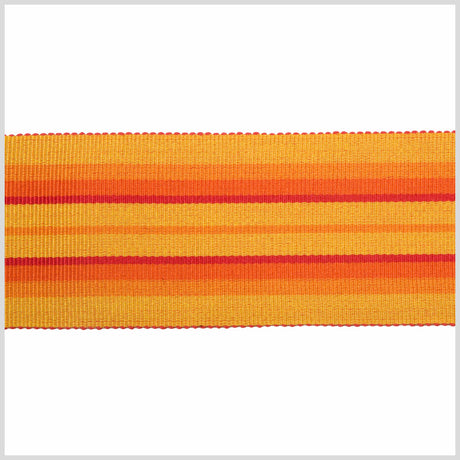 Sunshine/Orange/Mango Striped Grosgrain Ribbon