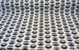 Escape Sapphire Sunbrella Acrylic Fabric - Navy, Sapphire Blue, Steel Gray, Ivory Abstract Ikat, 54" Width (By The Yard)