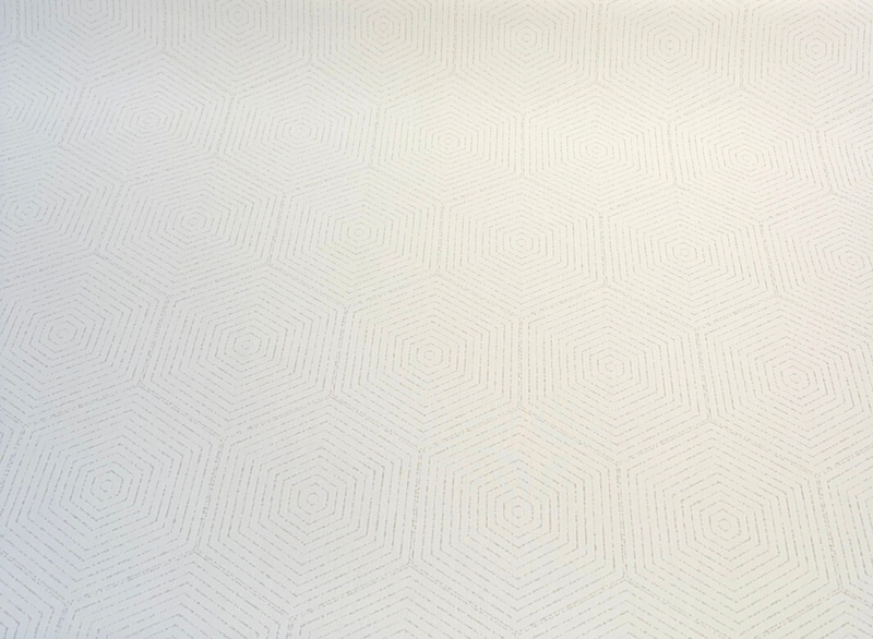 Sunbrella Enrich Acrylic Fabric - Cloud White, Geometric Jacquard, 54" Width (1 Yard)