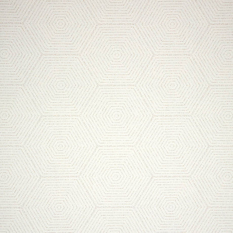 Sunbrella Enrich Acrylic Fabric - Cloud White, Geometric Jacquard, 54" Width (1 Yard)