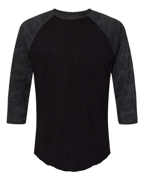 LAT Men's Baseball Fine Jersey Three-Quarter Sleeve Tee