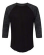 LAT Men's Baseball Fine Jersey Three-Quarter Sleeve Tee