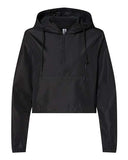 Women's Lightweight Quarter-Zip Crop Windbreaker