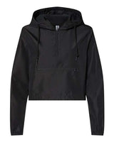 Women's Lightweight Quarter-Zip Crop Windbreaker