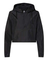 Women's Lightweight Quarter-Zip Pullover Crop Windbreaker