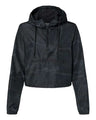 Women's Lightweight Quarter-Zip Pullover Crop Windbreaker