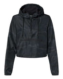 Women's Lightweight Quarter-Zip Crop Windbreaker