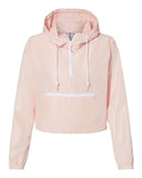 Women's Lightweight Quarter-Zip Crop Windbreaker