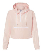 Women's Lightweight Quarter-Zip Crop Windbreaker