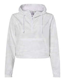 Women's Lightweight Quarter-Zip Crop Windbreaker