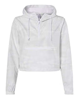 Women's Lightweight Quarter-Zip Crop Windbreaker