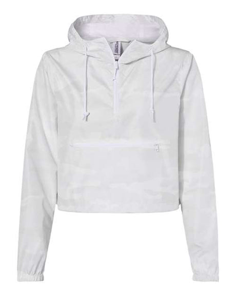 Women's Lightweight Quarter-Zip Crop Windbreaker