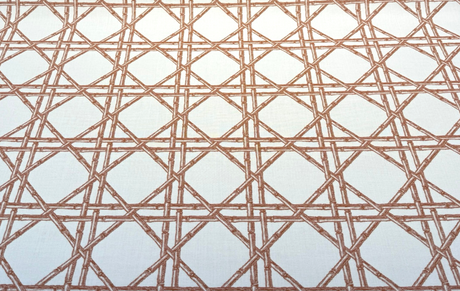 Sunbrella Reign Canyon Rust Solution-Dyed Acrylic Fabric - Rust Geometric Pattern, 54" Width (1 Yard)