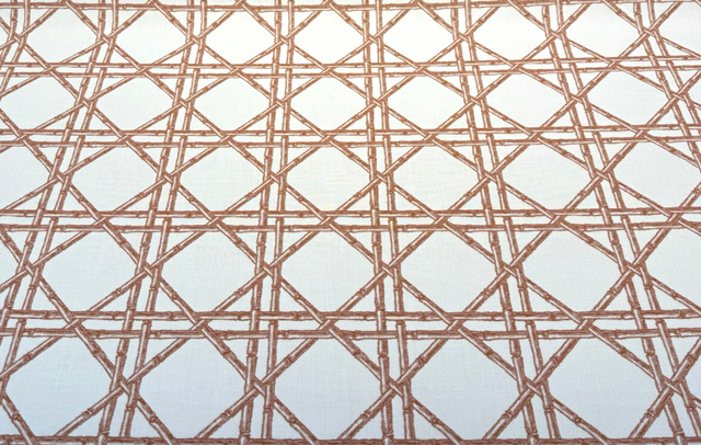 Sunbrella Reign Canyon Rust Solution-Dyed Acrylic Fabric - Rust Geometric Pattern, 54" Width (1 Yard)