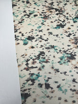 Cotton Knit Printed Brown Beige