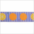 Orange/Lavender French Jacquard Ribbon