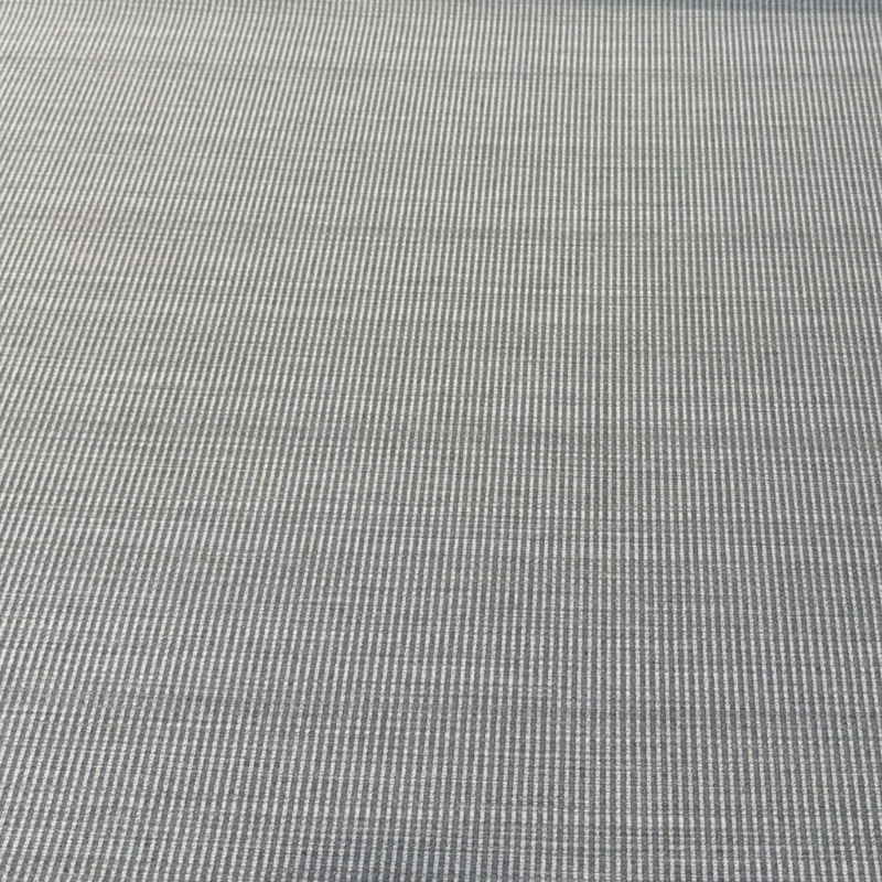 Sunbrella Layer Smoke Acrylic Fabric - Rib Gray, Textured, 54" Width (1 Yard)